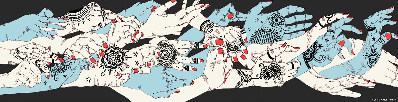 Hands by Tatiana Wen, a former CalArts Extended Studies student. See more of her work by following @tatianawen on Instagram.